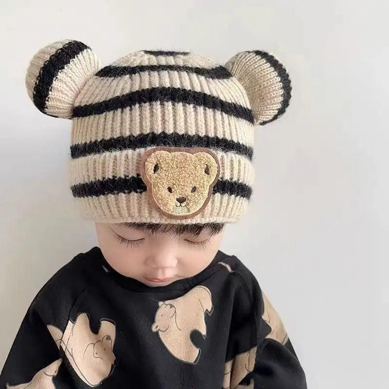 Cute Bear Baby Beanies