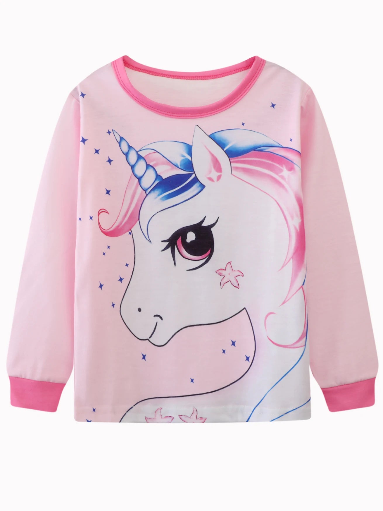 Girls Unicorn Long Sleeve Two Piece Set