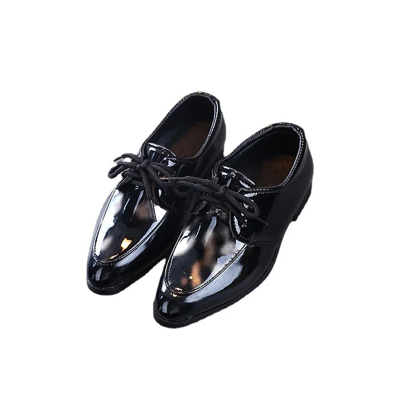 Pointed Toe Suit Leather Shoes