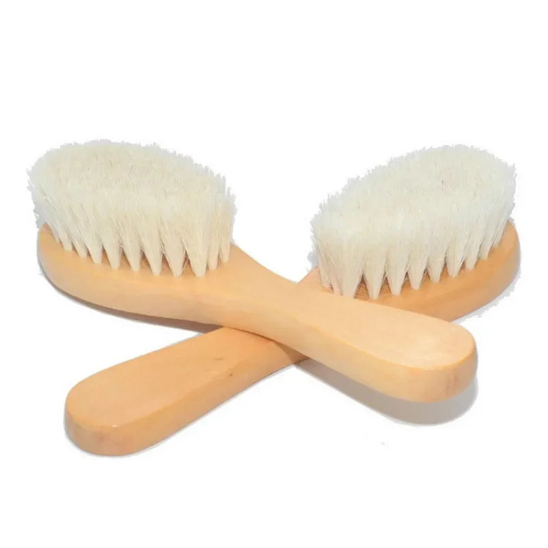 Baby Pure Wool Wooden Brush Comb