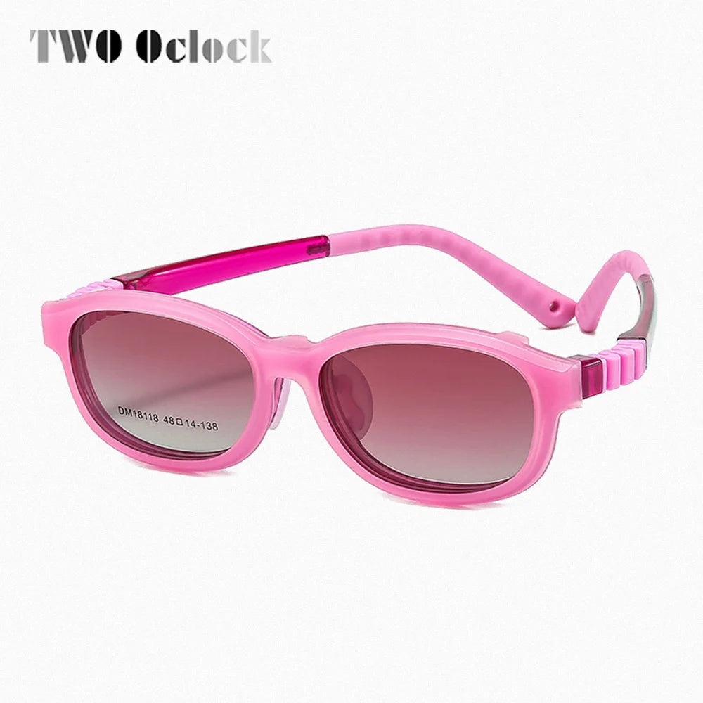 2In1 Kids Sunglasses Clips On Glasses