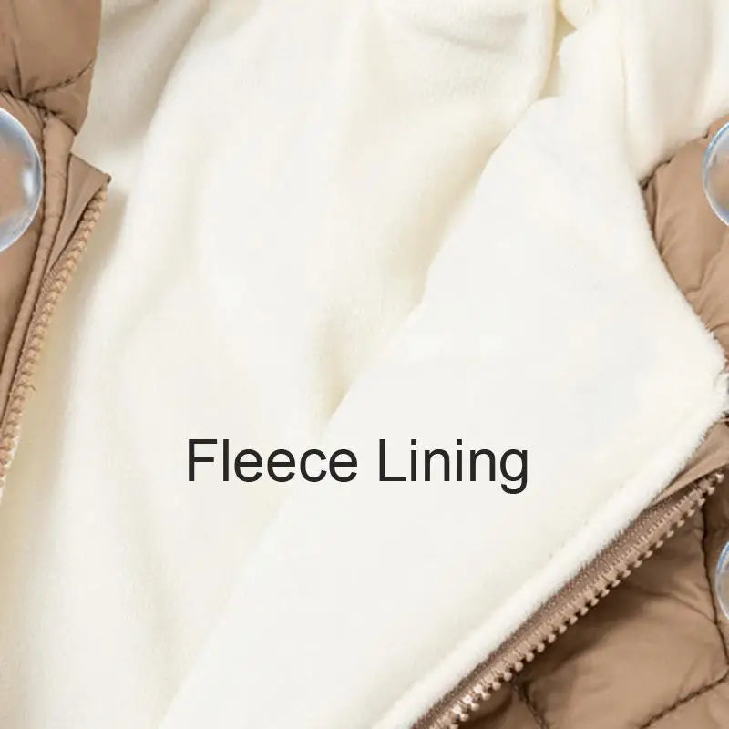 Baby Fleece Lining Hooded Rompers