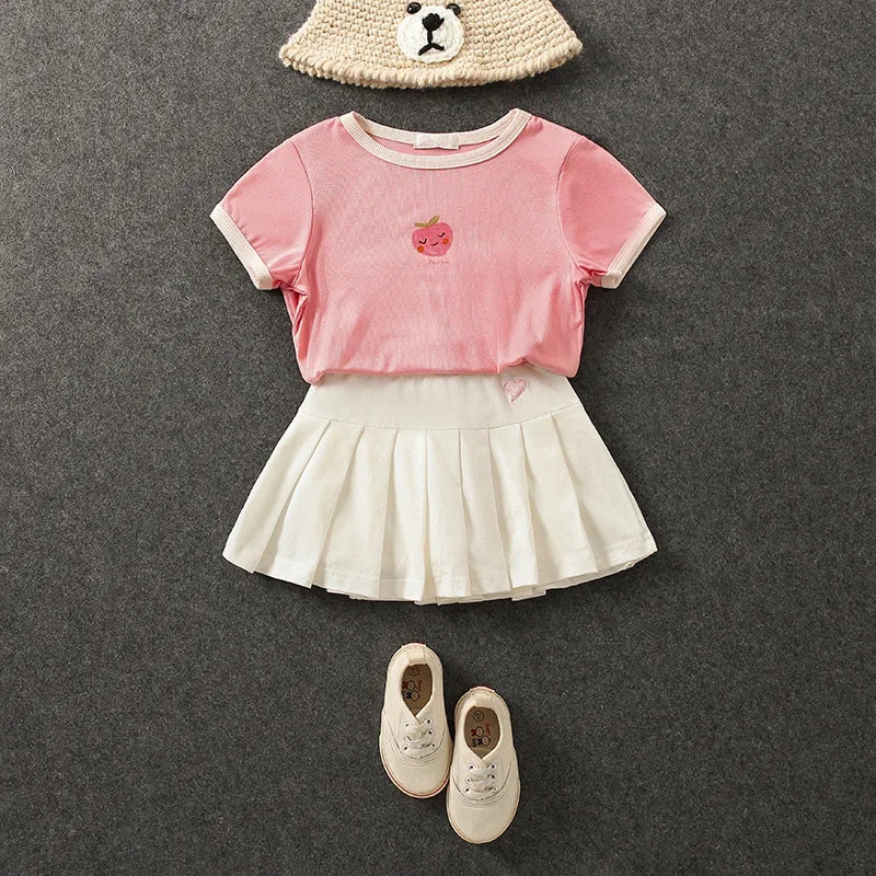 Girls Pleated Skirt Inner shorts