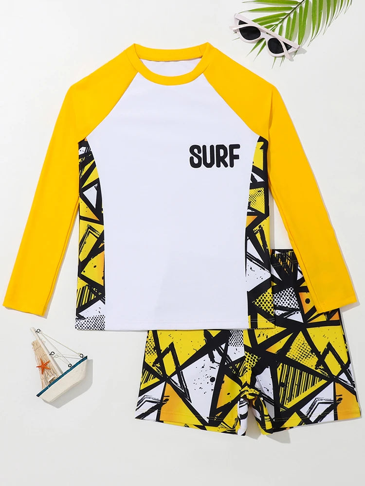 Long Sleeve Swimwear Two Piece