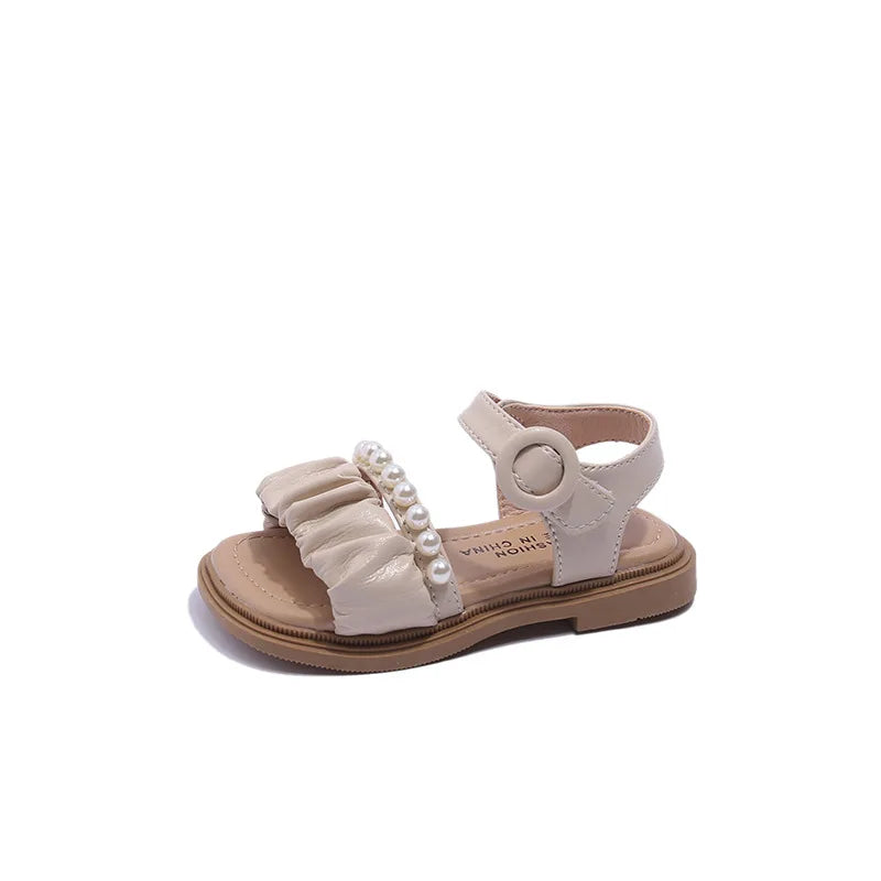 Summer pearls leather Sandals