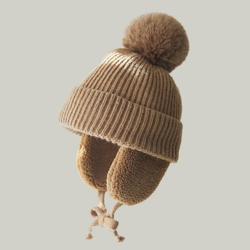 Thick Big Pompom Beanie