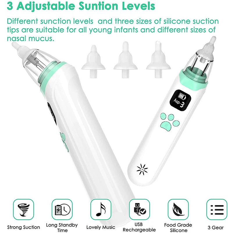 Electric Nasal Aspirator Nose Cleaner