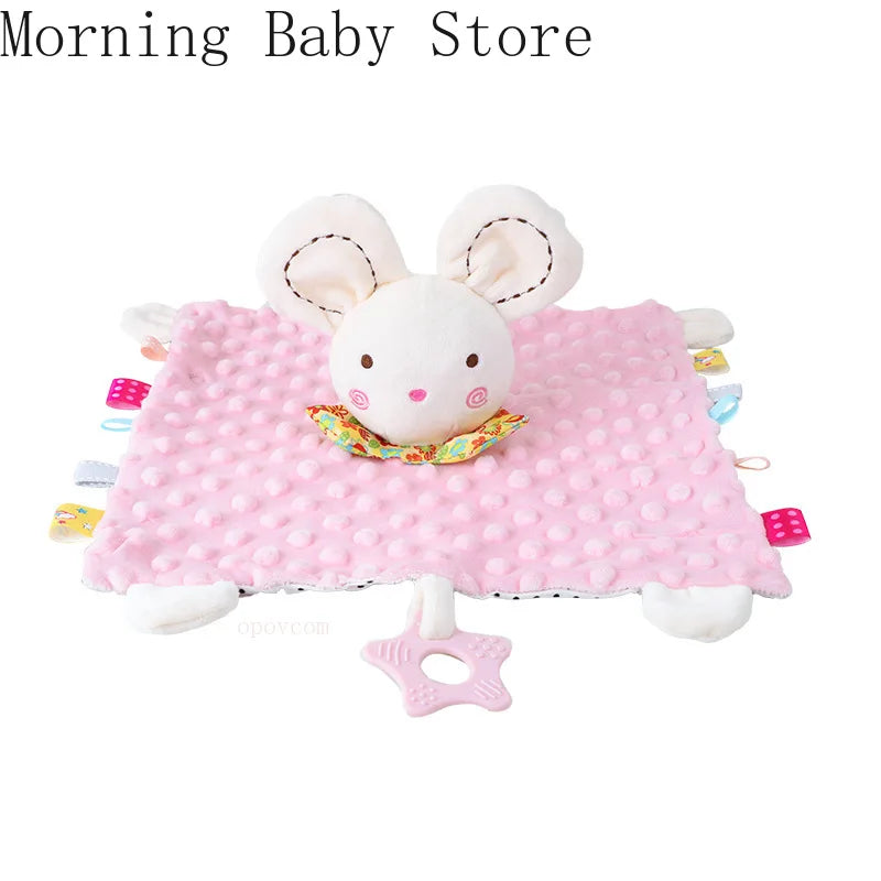 Baby Doll Plush Animal Pacifier Towel