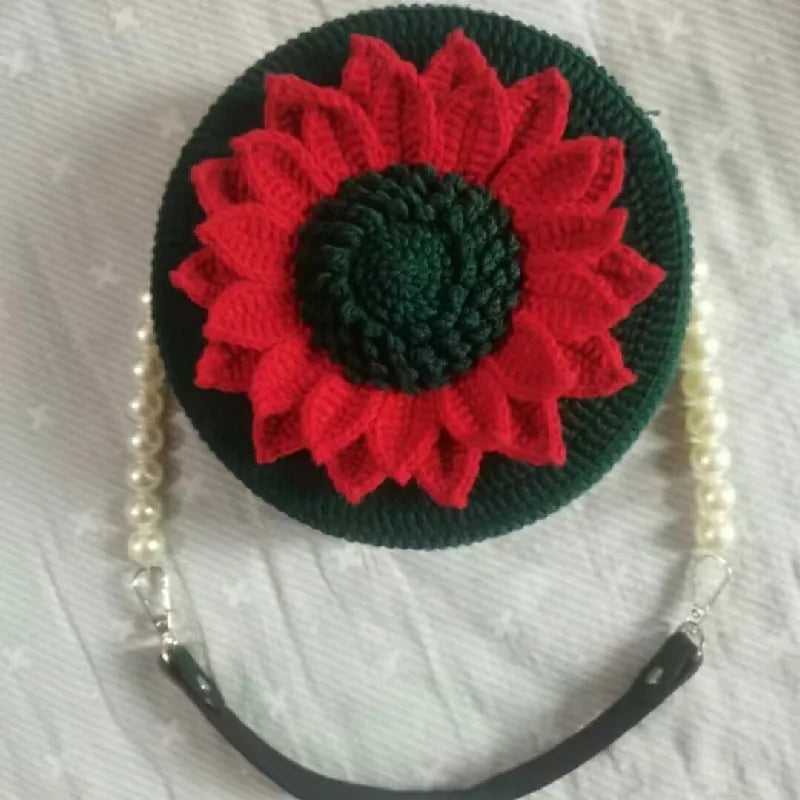 Hand Crocheted wool bag children