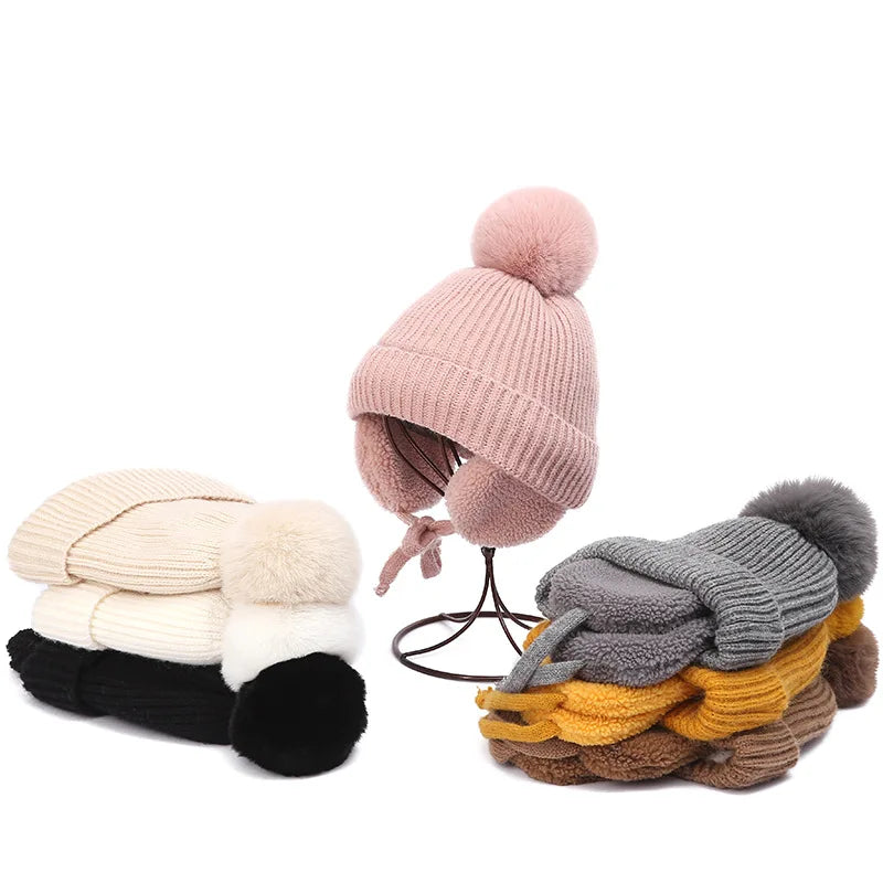 Thick Big Pompom Beanie