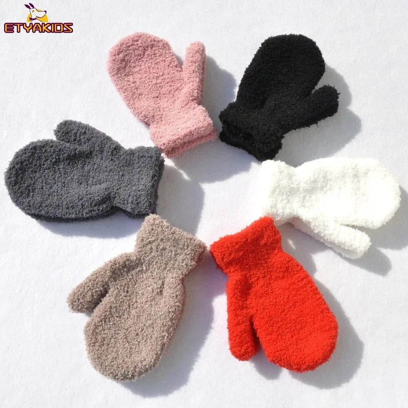 Wool children gloves