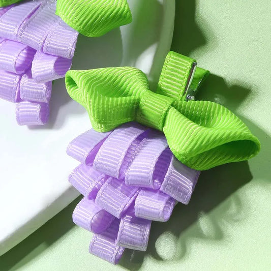 High Quality Of 2Pcs/set Grape Hair Clip