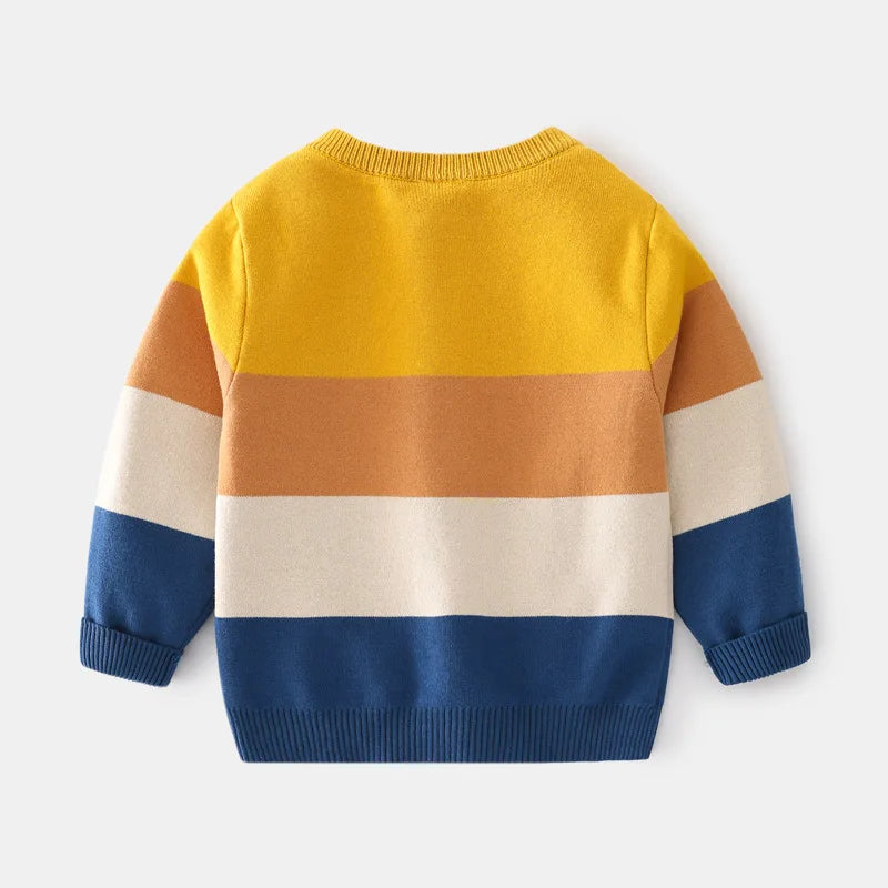 Sweater Animals Cartoon Striped