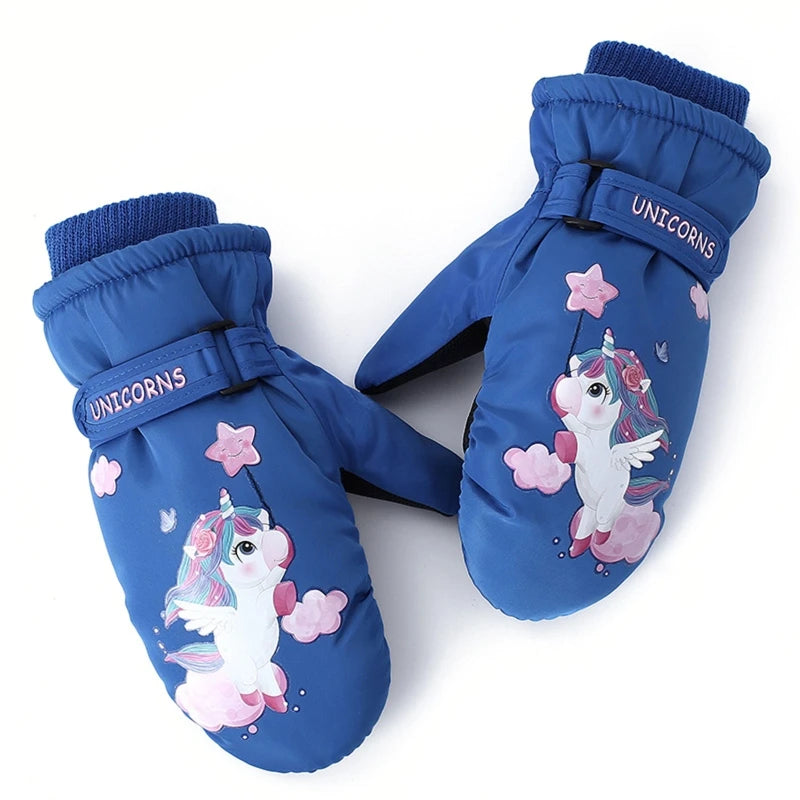 Unicorn print Gloves for 2-5 Years