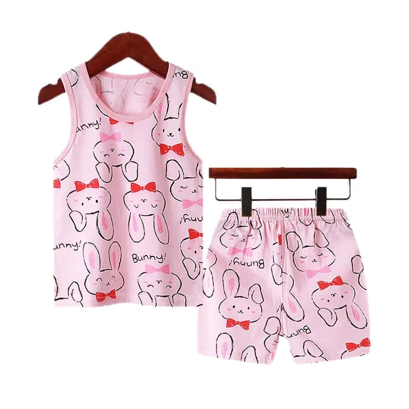 Toddler Pajamas Sets Cotton