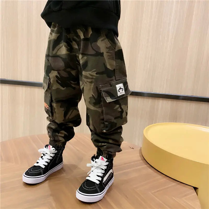 Children's Camouflage Cargo Pants