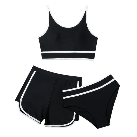 Three pieces Girls swimwear