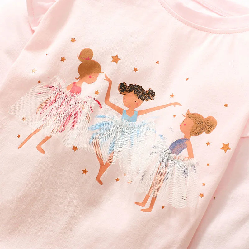 Toddler Tops Ballet Girls T-shirt