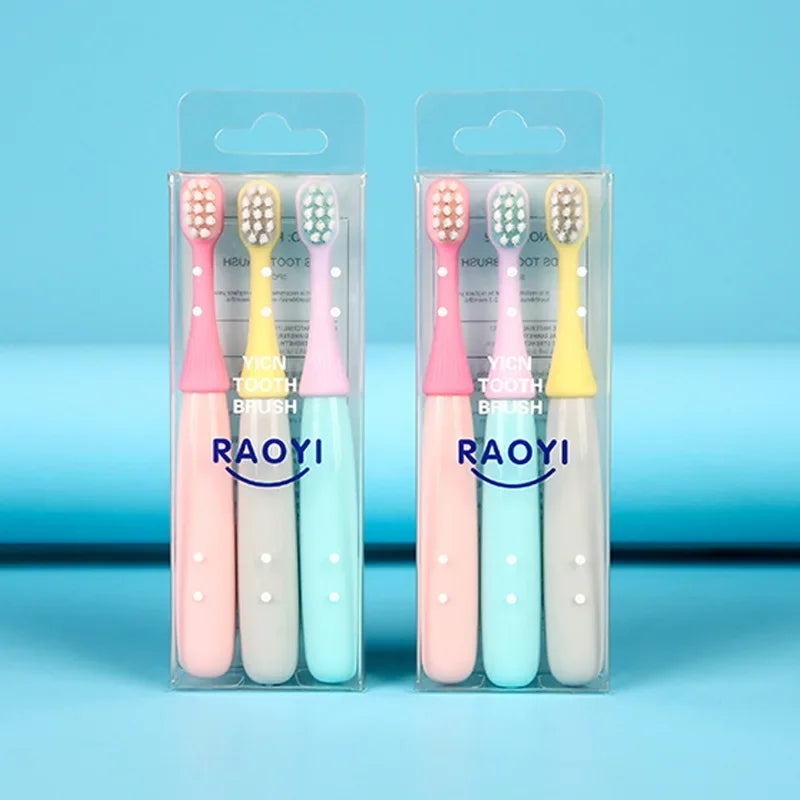 3pcs/set Soft Bristles Toothbrush