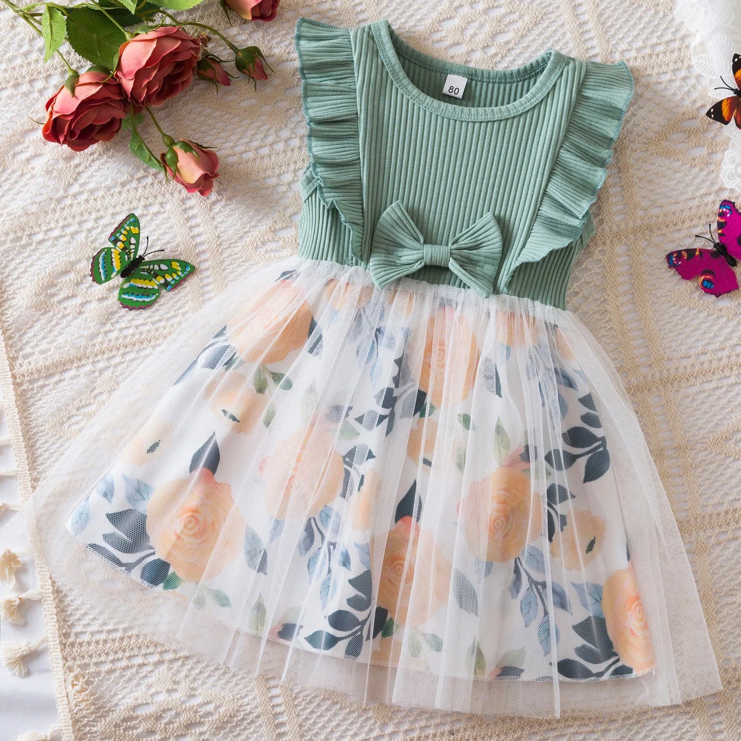 Butterfly bow Dress