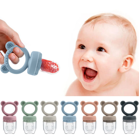 Pacifier Fruit Feeder With Cover Silicone