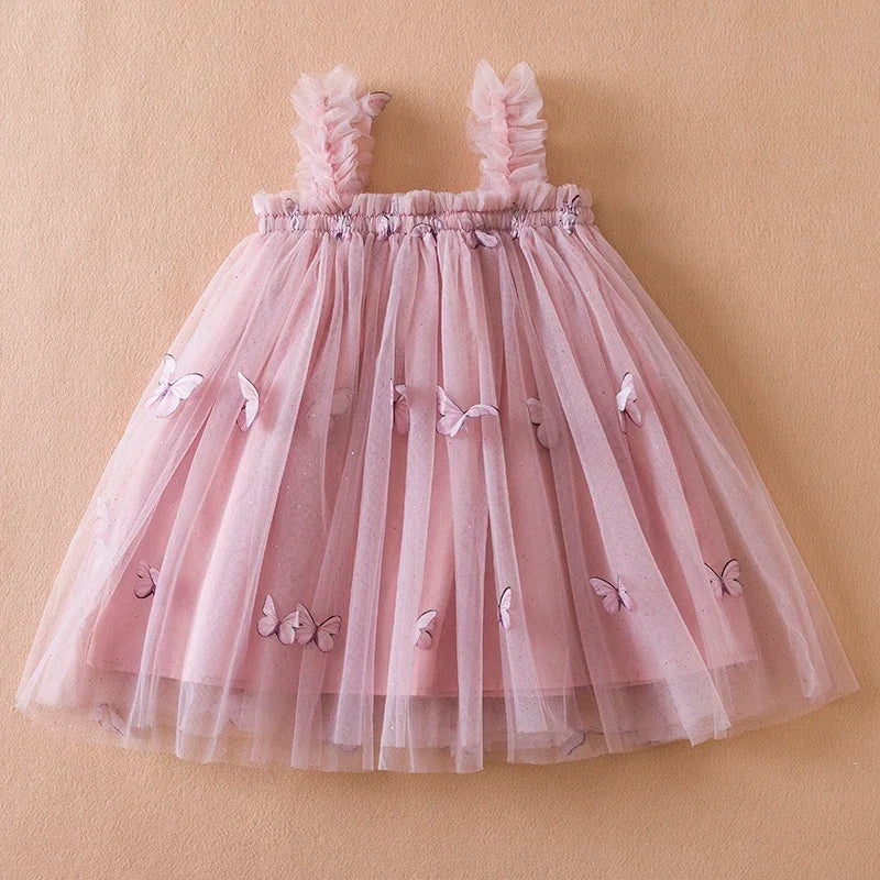 High Quality Of Butterfly Tulle Tutu Dress