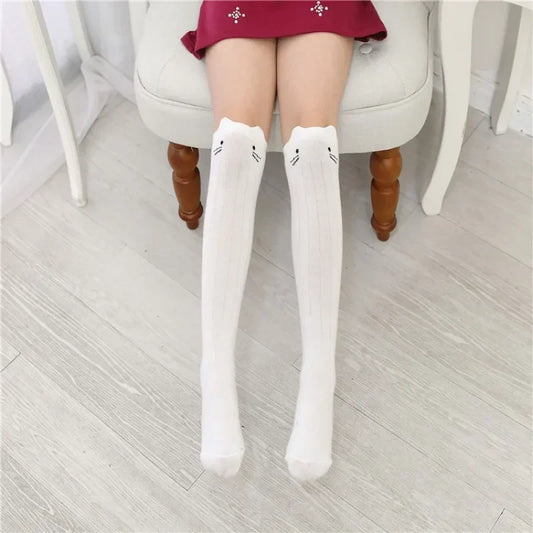 Knee High Long cat Socks