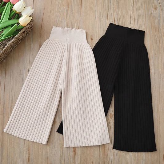 Wide Loose Striped Trousers