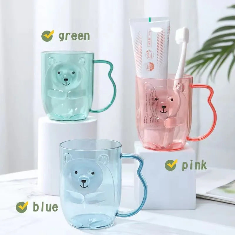 1pc 3D  Bear Toothbrush Cup