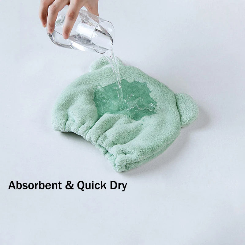 Soft Microfiber Quick Dry hair Cap