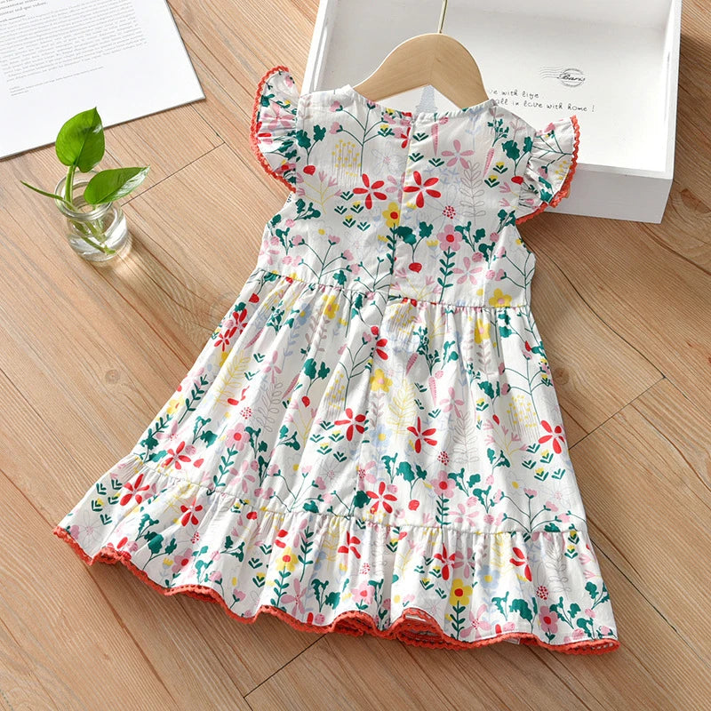 Summer Cotton Floarl Dress