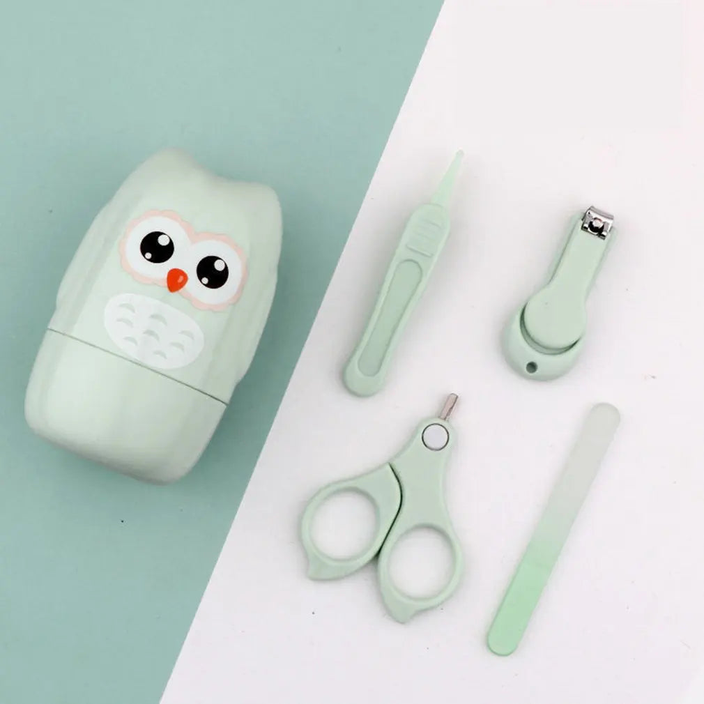 New 4 In 1 Nail Care Kit Cute Case