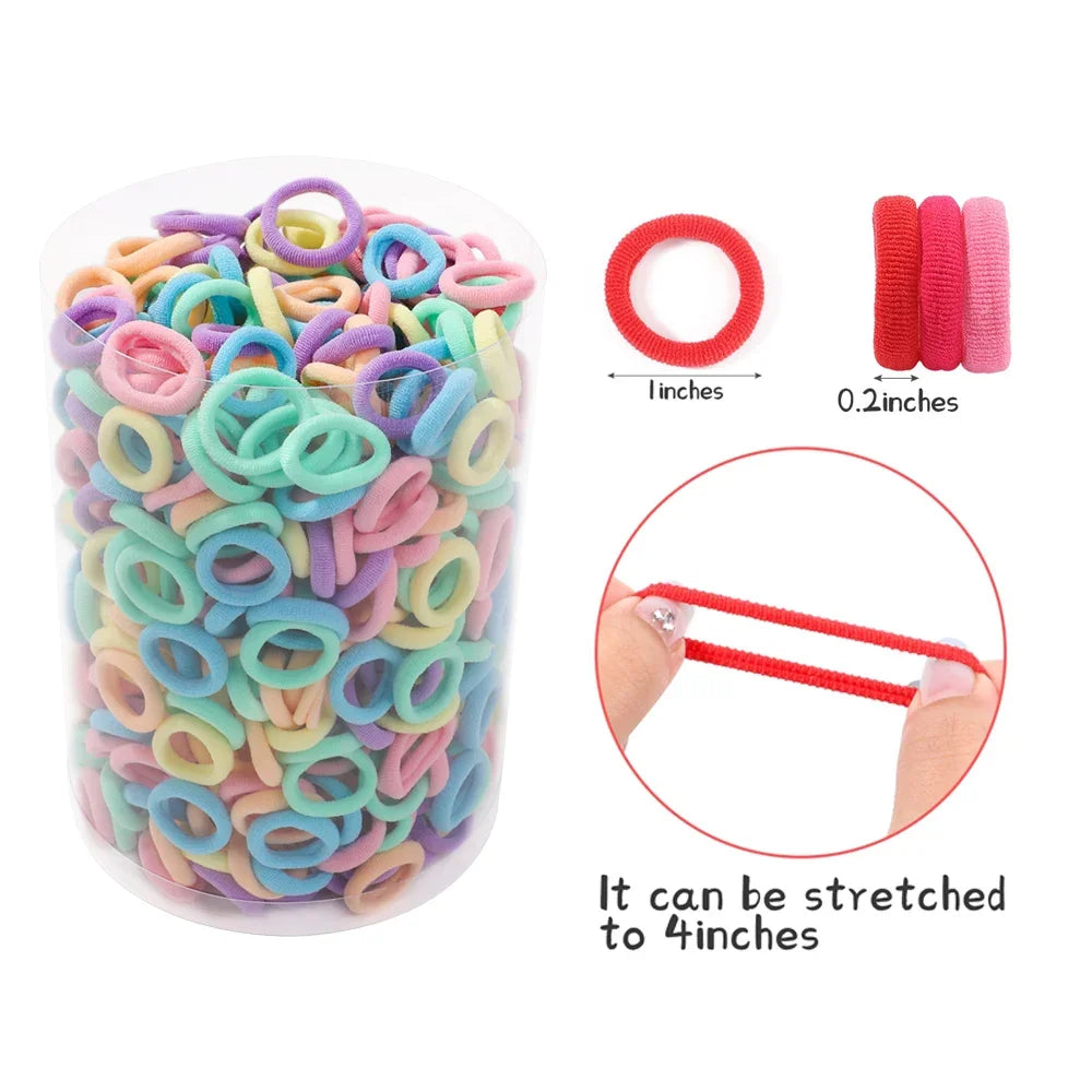 100PCS Nylon Ealstic Hair band