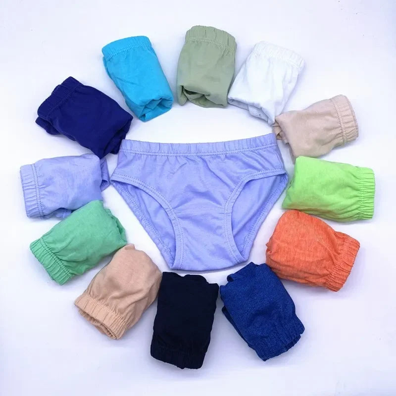 8pcs  Boys Cotton Underwear