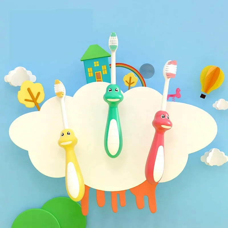 3Pcs Cute Dinosaur Toothbrush