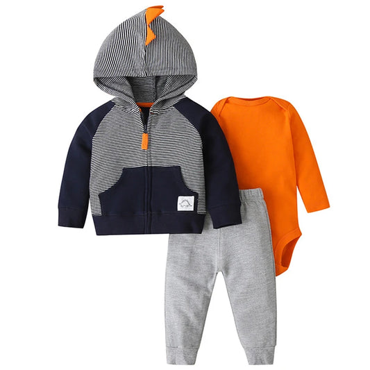 Boy Coat Bodysuit Pants