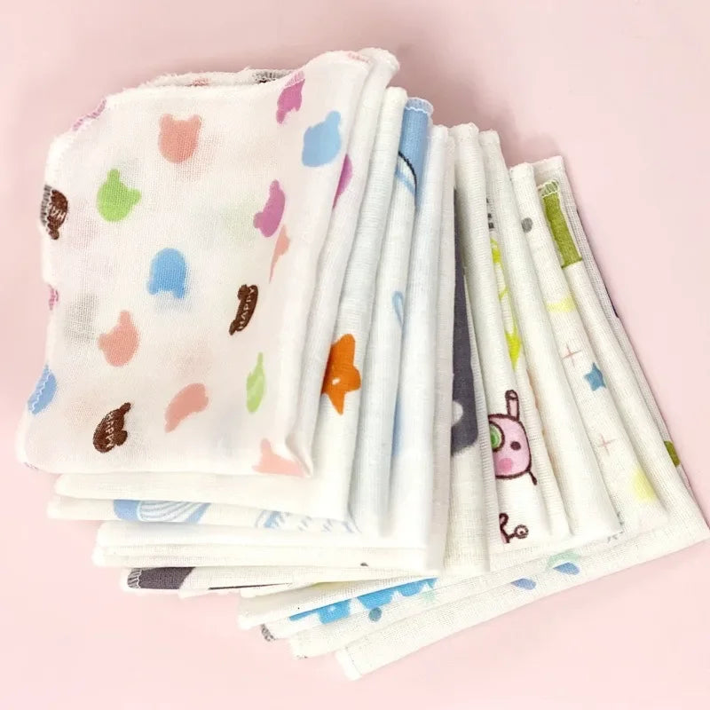 5PC Cotton Small Square towel