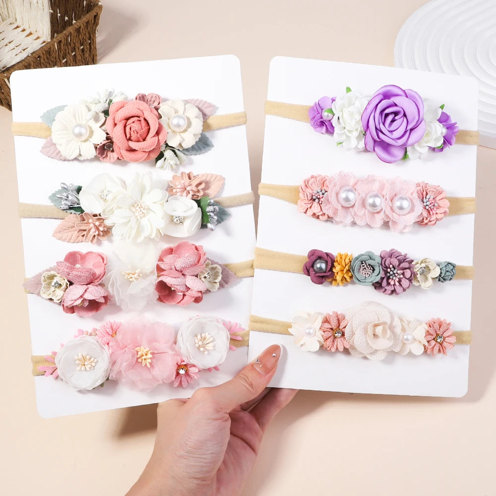 Baby Girl Flower Elastic Hair Band