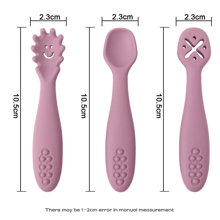 3PCS Silicone Feeding set