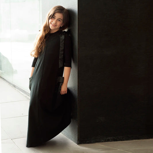 Sleeveless Maxi Black Long Dress