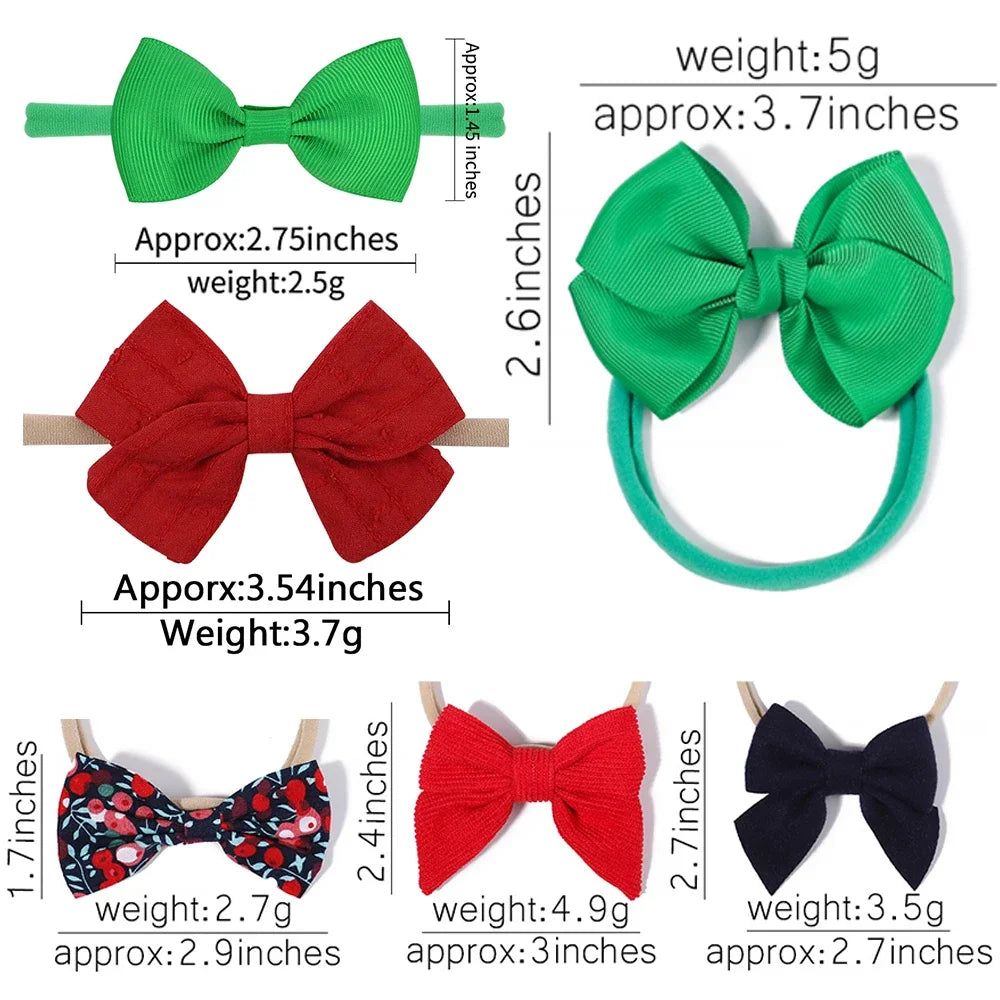 3/4/6Pcs/ Hair Ribbon Bowknot