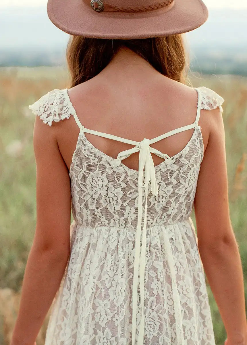 White Lace Dress Baby