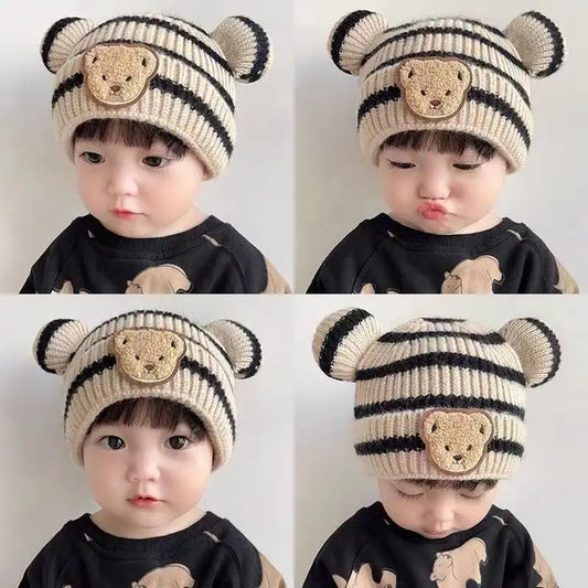 Cute Bear Baby Beanies