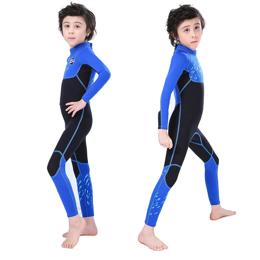 Boys One-Piece Scuba Swimming Suit