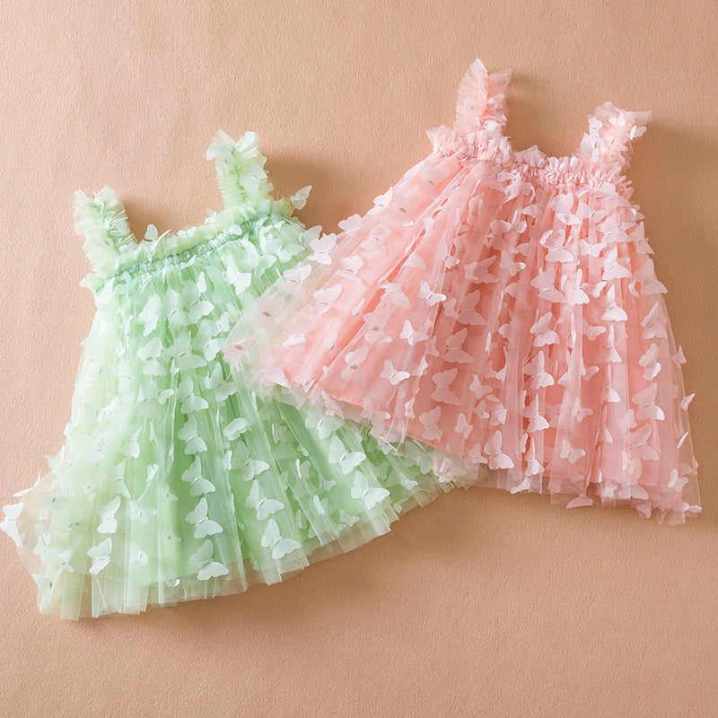 High Quality Of Butterfly Tulle Tutu Dress