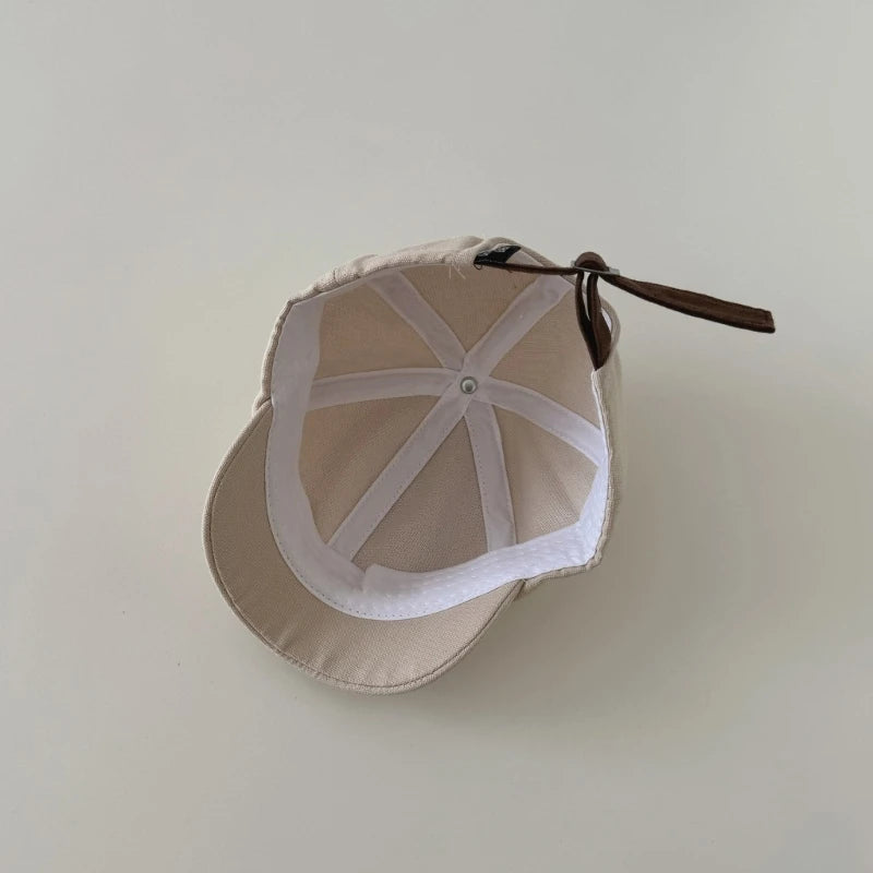 Simple Solid Colour Baby Sun Hat