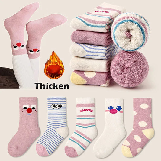 5 set Socks Thick Cotton