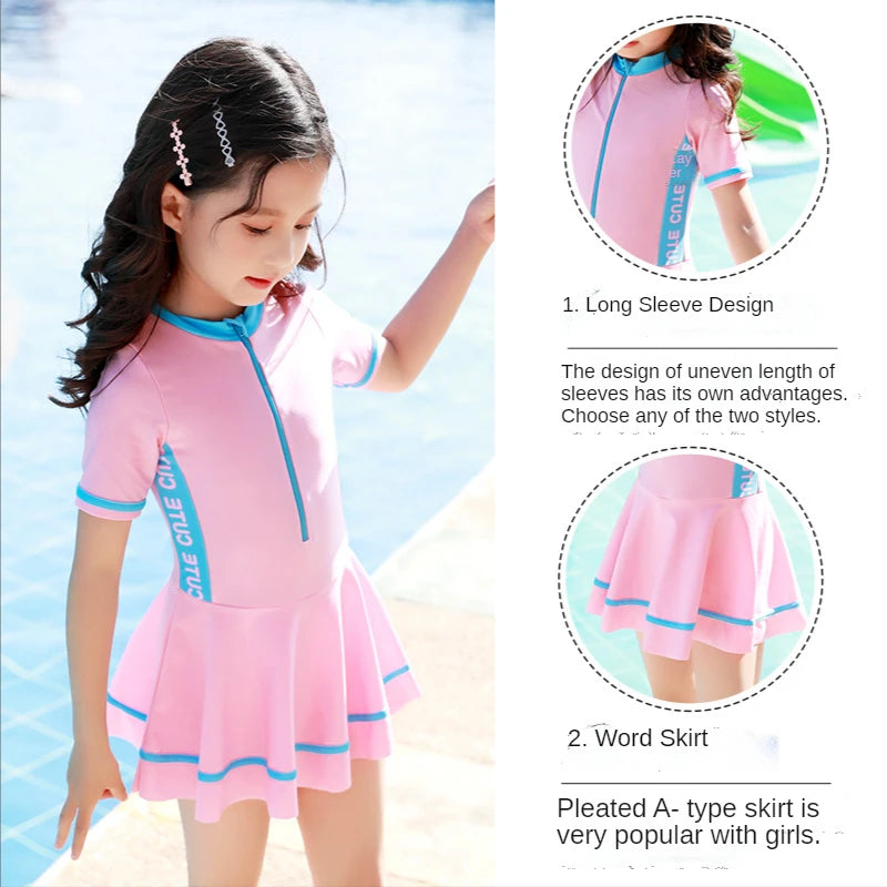 Children One Piece Swimsuit