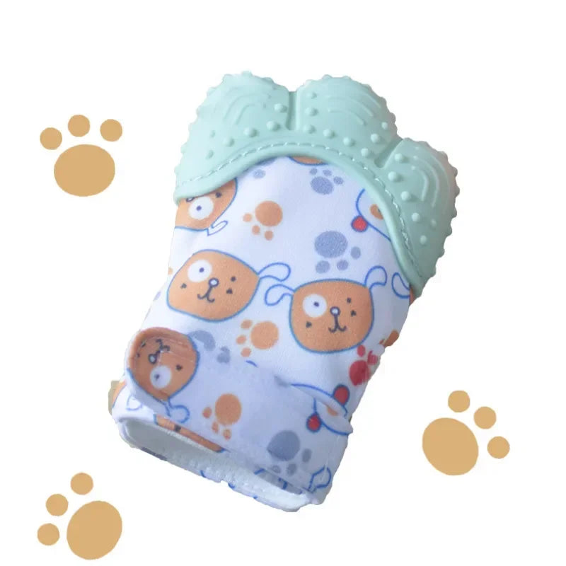 Baby Teether Printed Children Gloves