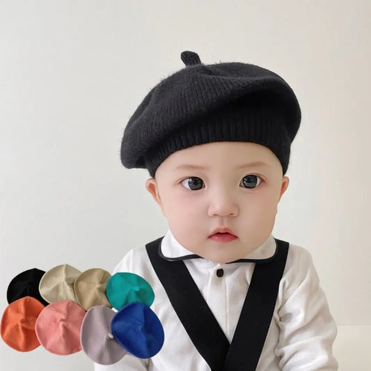 Knitted Baby Beret Hat